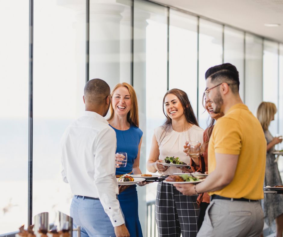 Business Heads members at a networking event